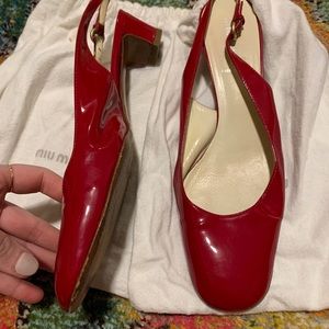 Vintage Miu Miu kitten Heels